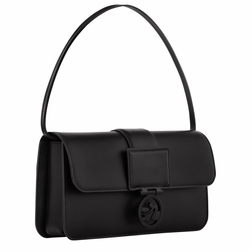 Black Longchamp Box-Trot M Hobo Bags Women's Shoulder Bags